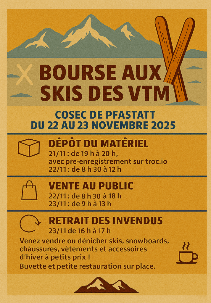 Logo bourse aux skis 2025