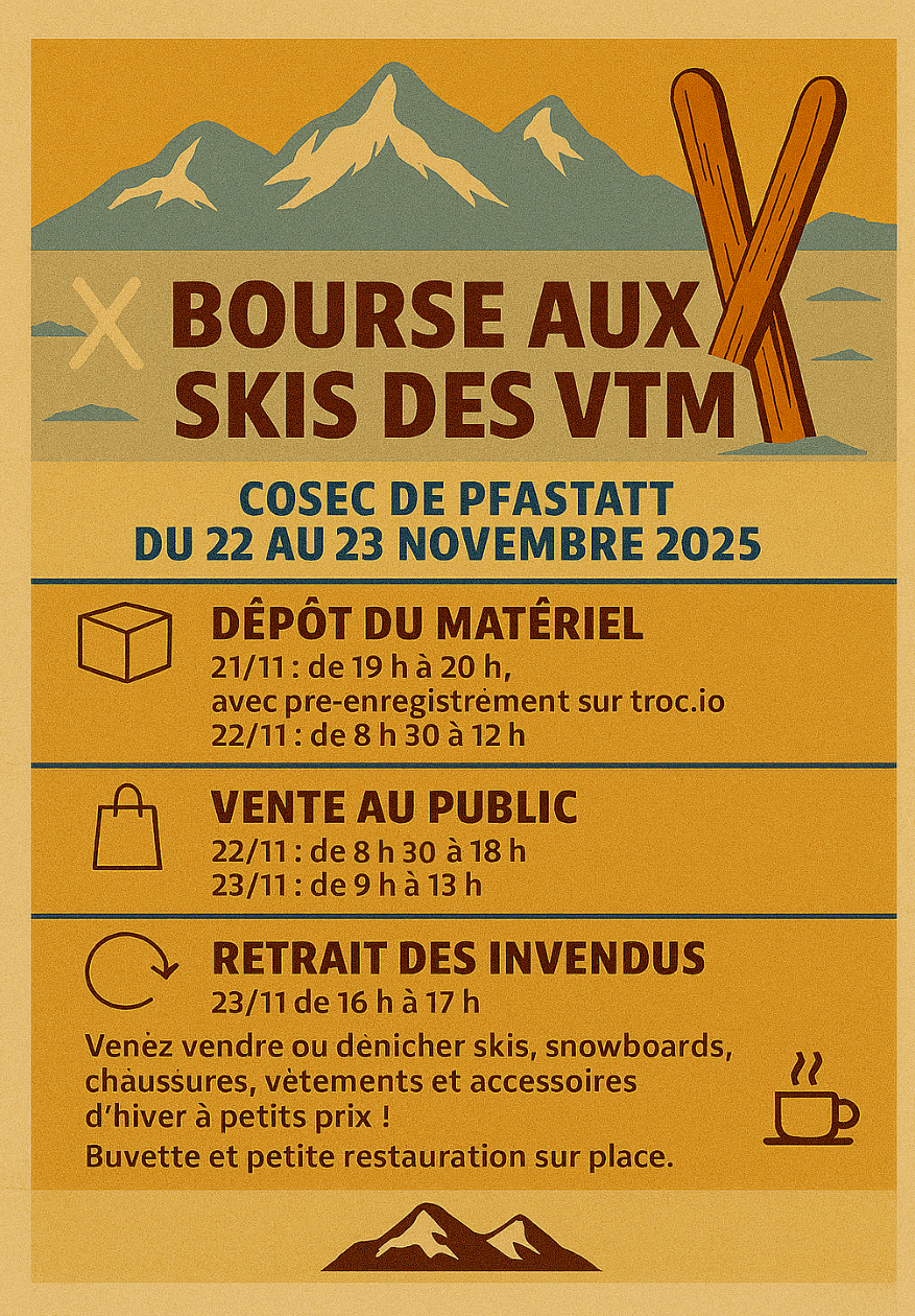 Logo bourse aux skis 2025